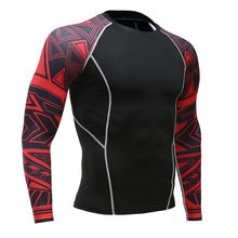 Load image into Gallery viewer, Men's Sports Suit Compression Clothing Fitness Training kit Thermal Underwear MMA rashgard male Quick drying shirt Sportswear