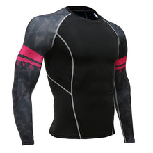 Load image into Gallery viewer, Men's Sports Suit Compression Clothing Fitness Training kit Thermal Underwear MMA rashgard male Quick drying shirt Sportswear
